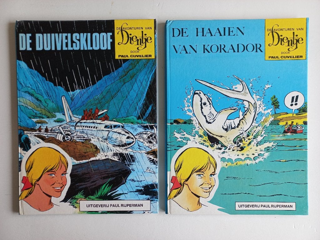 DIENTJE ( CUVELIER ) HC, Complete serie of reeks, Ophalen of Verzenden, Gelezen