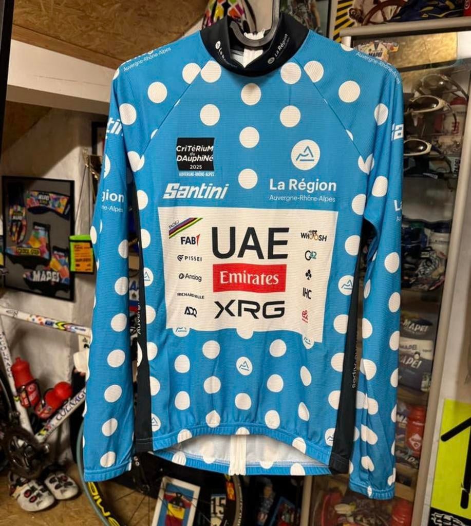 Criterium du dauphine - Tadej Pogacar, Fietsen en Brommers, Fietsaccessoires | Fietskleding, Ophalen of Verzenden, Zo goed als nieuw