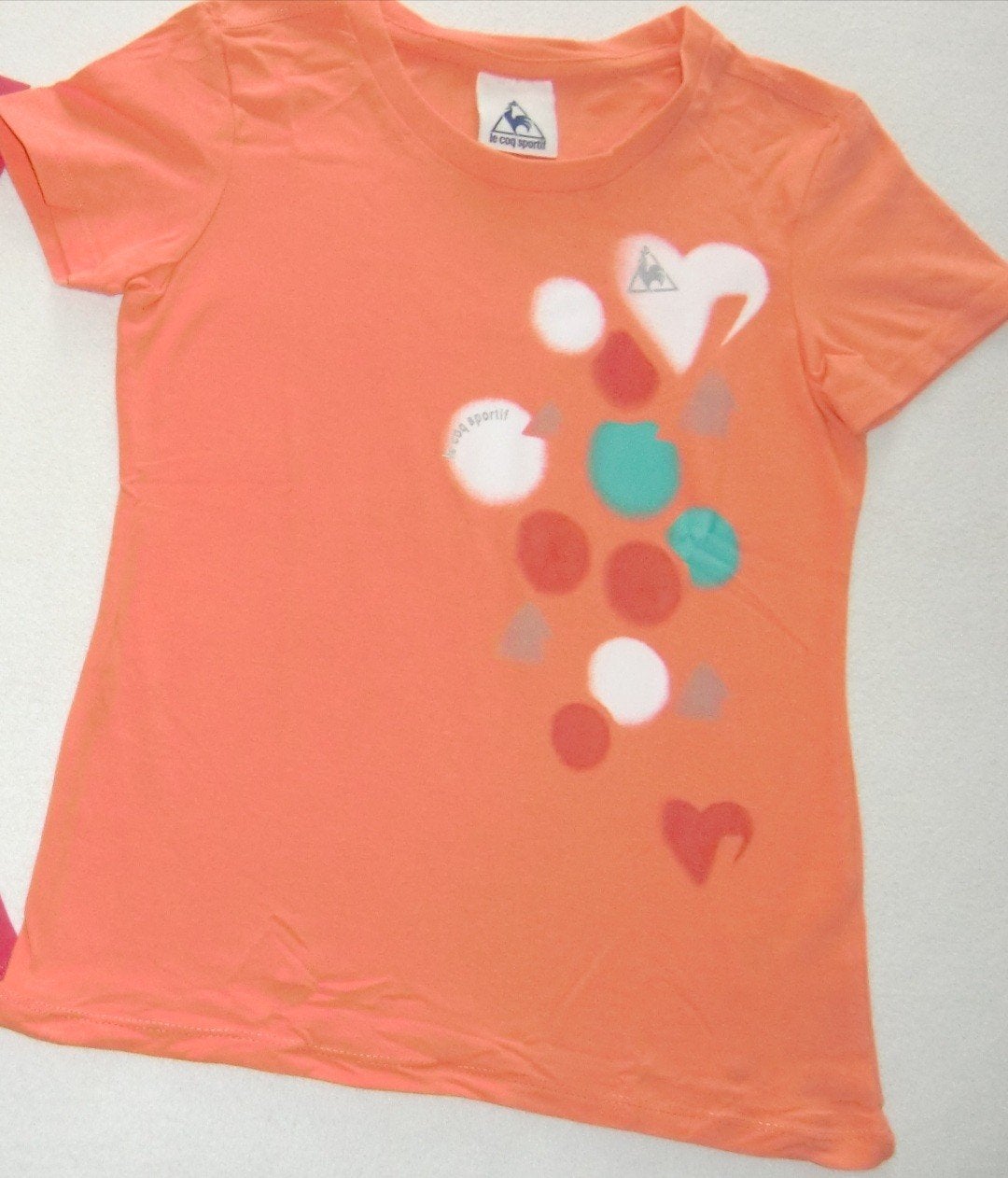 Le Coq Sportif t-shirt, mt. 134/140, Le Coq Sportif, Meisje, Ophalen of Verzenden, Zo goed als nieuw