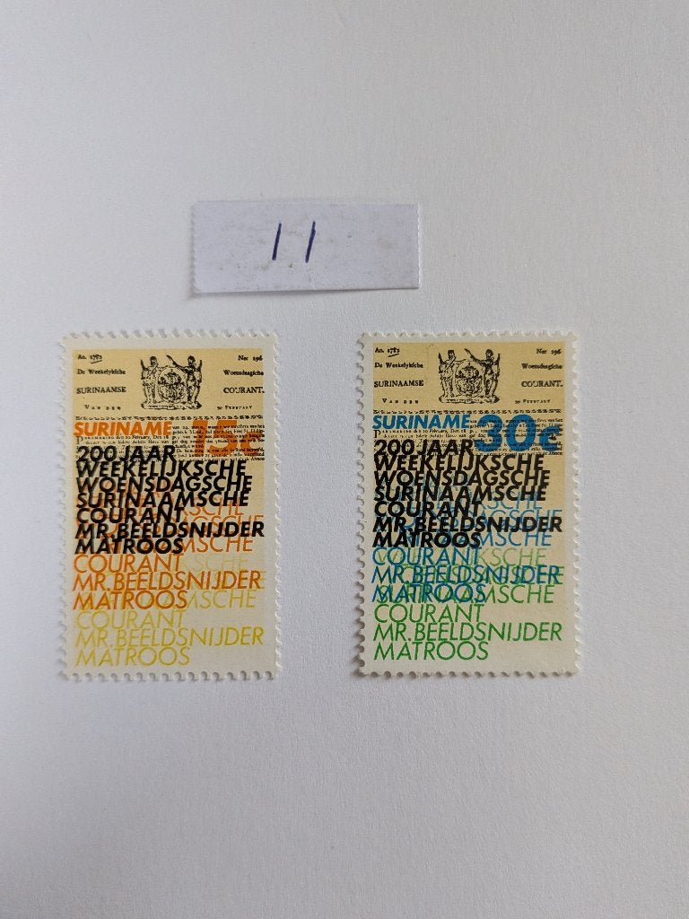 Suriname, Postzegels en Munten, Postzegels | Suriname, Verzenden, Postfris