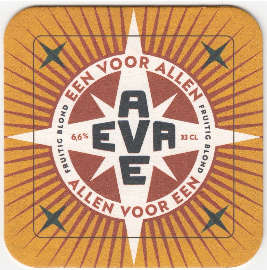 1 EEN VOOR ALLEN BIERVILTJE, Verzamelen, Biermerken, Verzenden, Gebruikt, Viltje(s), Overige merken