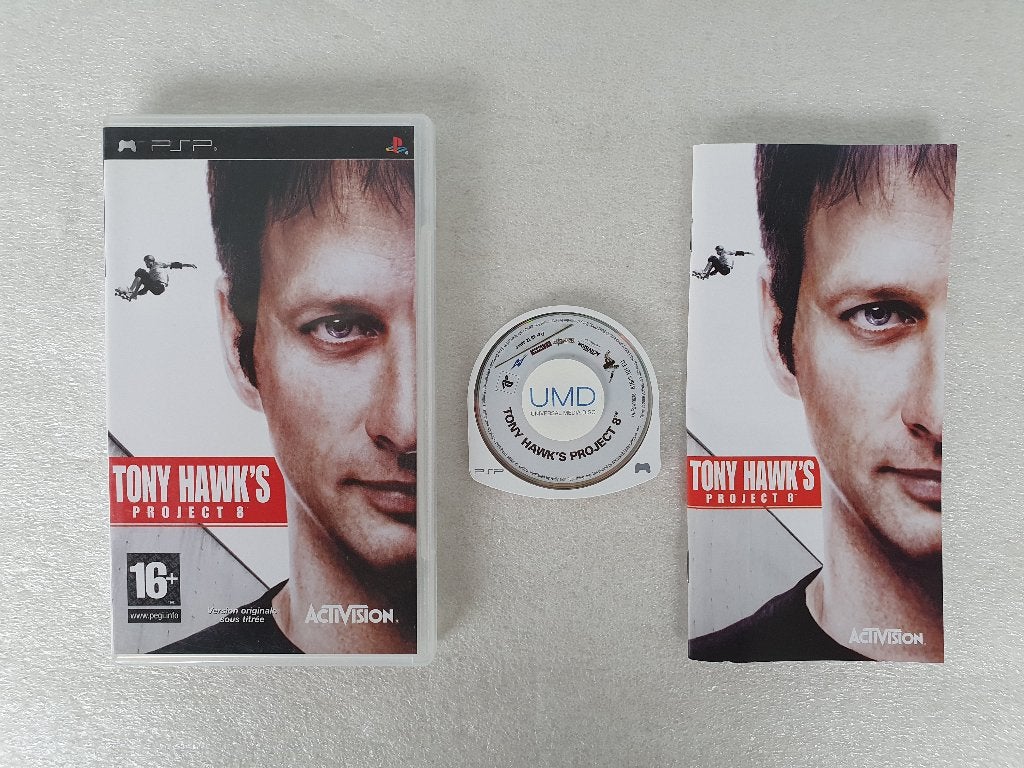 PSP: Tony Hawk's Project 8, Gebruikt, 1 speler, Ophalen of Verzenden, Vanaf 3 jaar