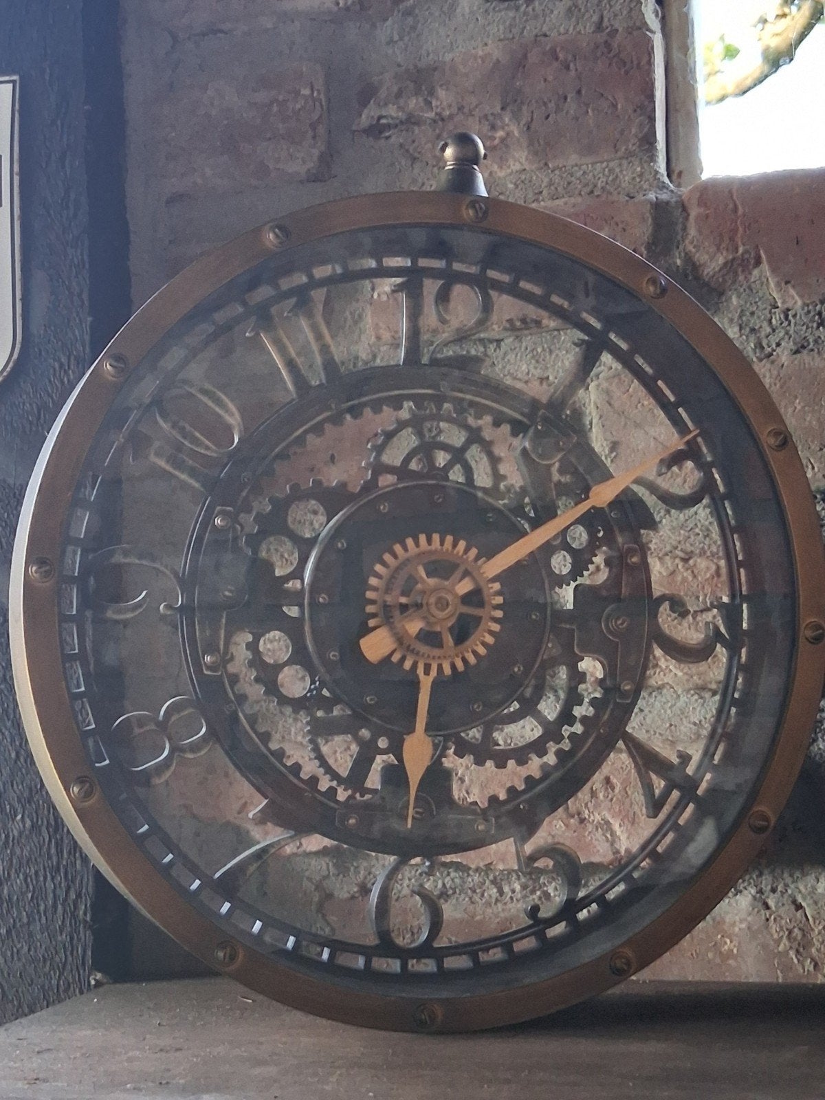 Mooie wandklok, Ophalen of Verzenden, Zo goed als nieuw, Wandklok
