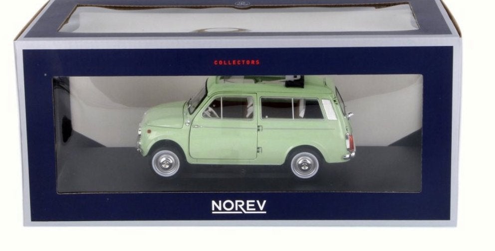 Fiat 500 Giardiniera '62 Groen schaal 1/18 NOREV ref. 187723, Verzenden, Nieuw, Motor, Norev