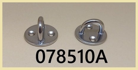 078510A 2 stuks RVS 304 oogplaat 5 mm. € 3,95 p/set., Ophalen of Verzenden, Nieuw, Overige typen
