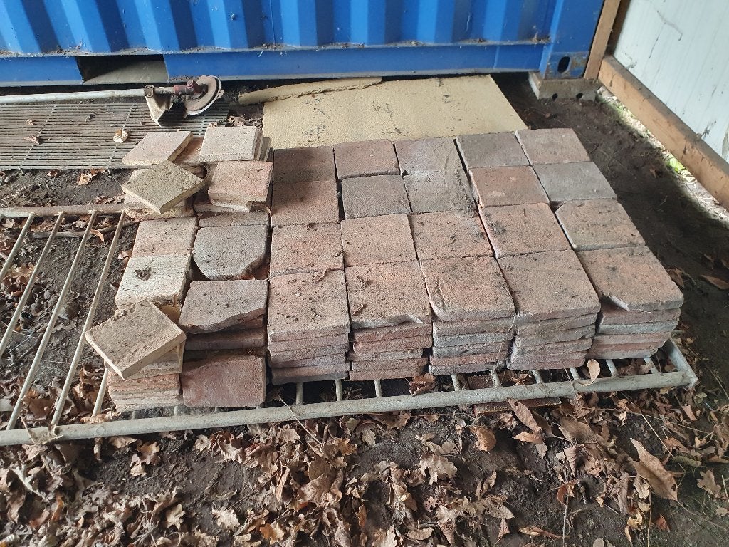 oude teracota boerenplavuizen, Ophalen, Gebruikt, Steen of Klei, Minder dan 50 cm