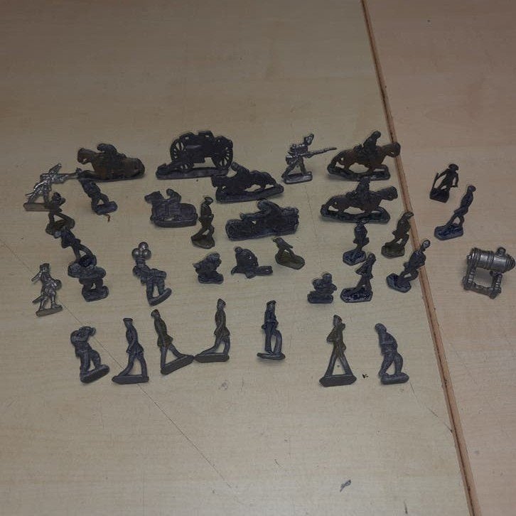 Vintage loden soldaten  collectie, Verzamelen, Poppetjes en Figuurtjes, Gebruikt, Ophalen of Verzenden