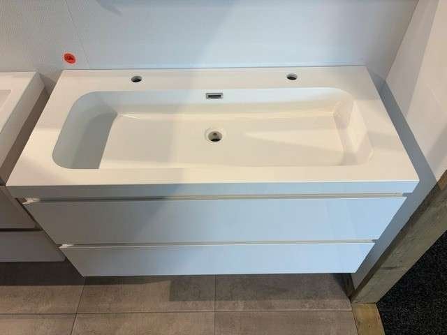 Revital badkamermeubel 100cm wit, Huis en Inrichting, Badkamer | Badkamermeubels, Niet ingevuld, 50 tot 100 cm, Zo goed als nieuw