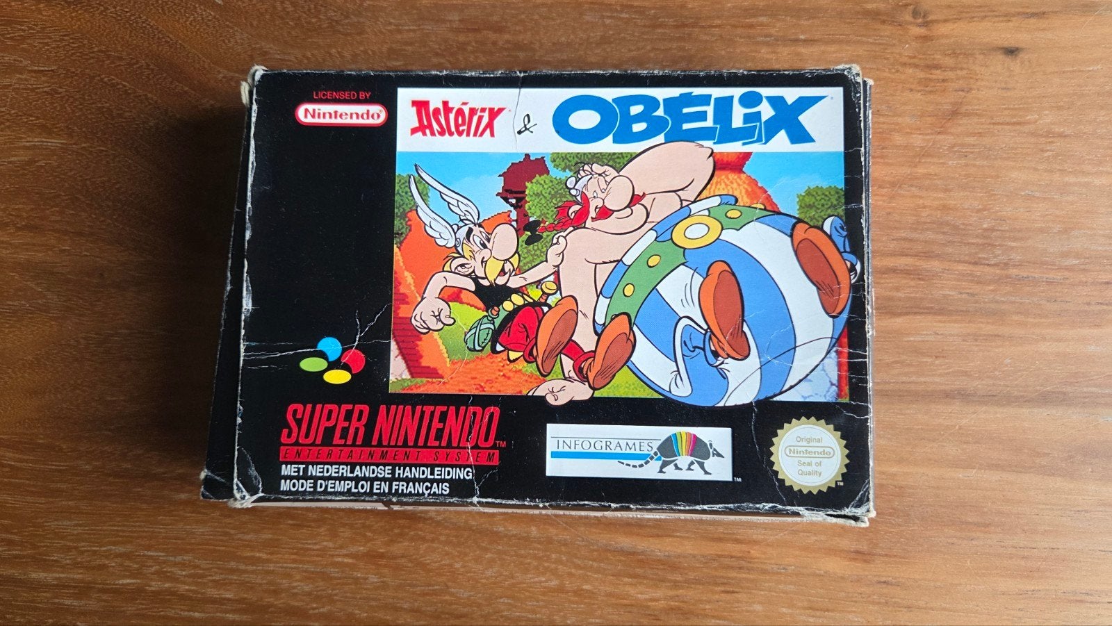 SNES | Asterix & Obelix (PAL) - complete in box, Spelcomputers en Games, Ophalen of Verzenden