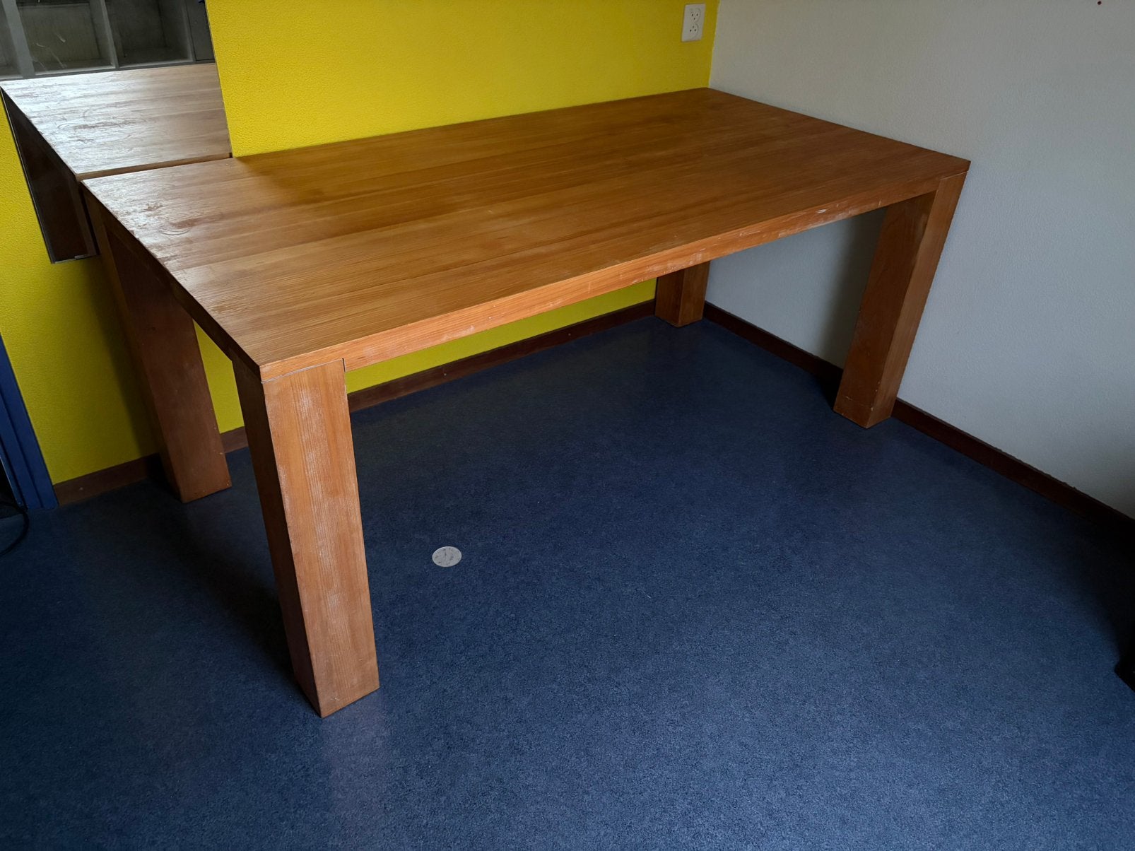 Massieve eettafel van Joop van Arnhem Art of Living, Ophalen, Gebruikt, 100 tot 150 cm, 150 tot 200 cm