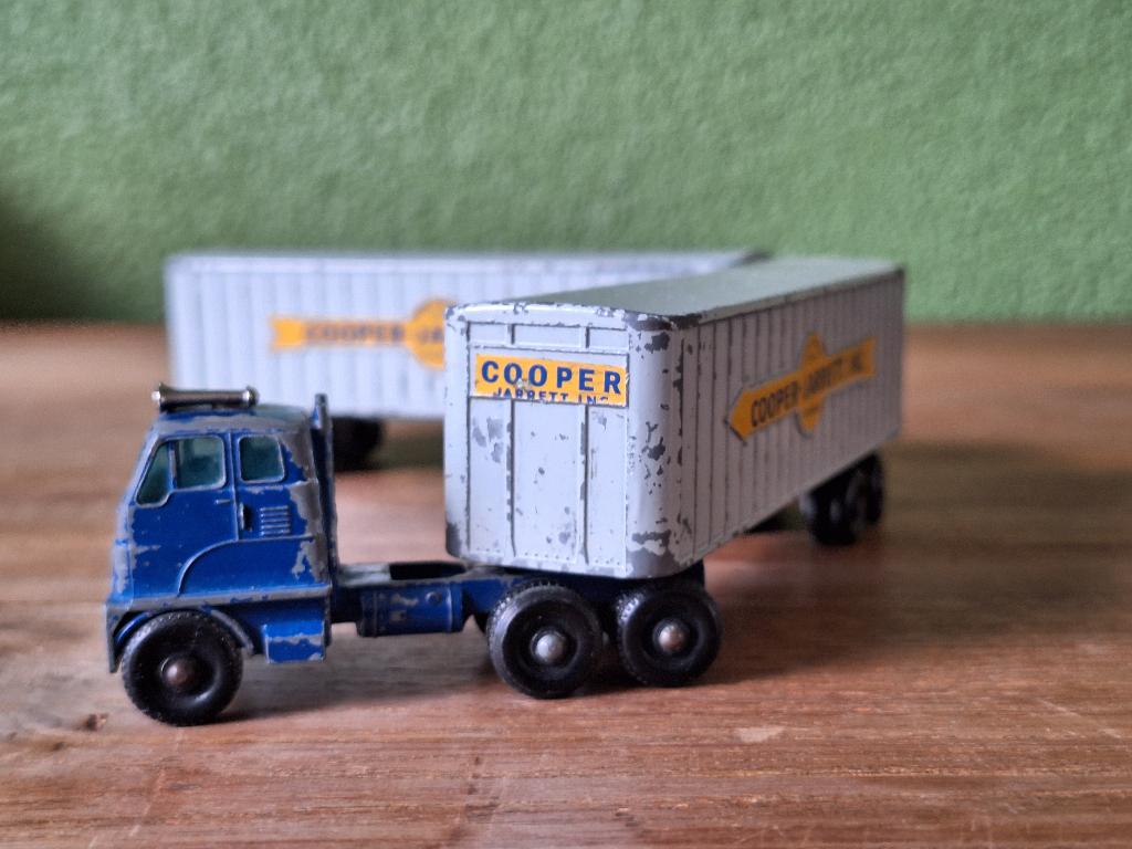 Matchbox Lesney Major Pack M9 Inter-State Freighter uit 1962, Ophalen of Verzenden, Gebruikt, Bus of Vrachtwagen, Lesney