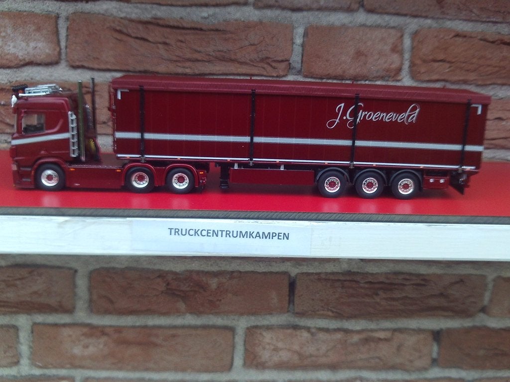 WSI  Scania  R  Normal  van  J.  Groeneveld  Transport., Ophalen of Verzenden, Nieuw, Bus of Vrachtwagen, Wsi