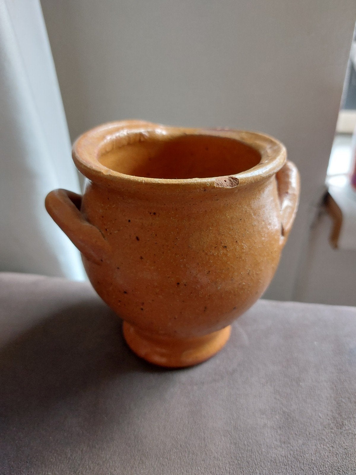 Mini Keulse pot 11 cm, Antiek en Kunst, Antiek | Keramiek en Aardewerk, Ophalen of Verzenden