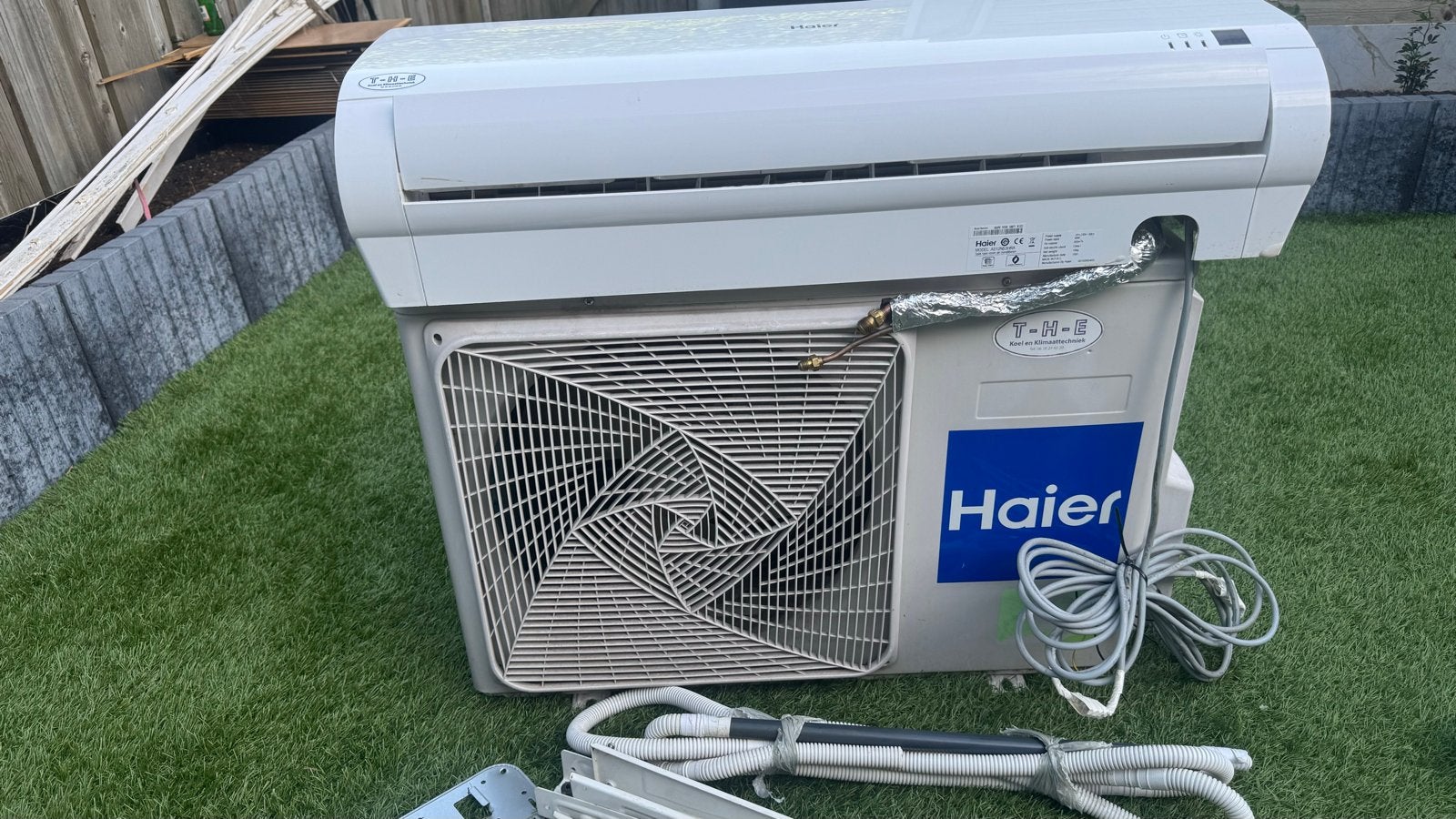 Haier Airco Split Unit - Koelen en Verwarmen, Gebruikt, Minder dan 60 m³, 3 snelheden of meer, Ophalen of Verzenden