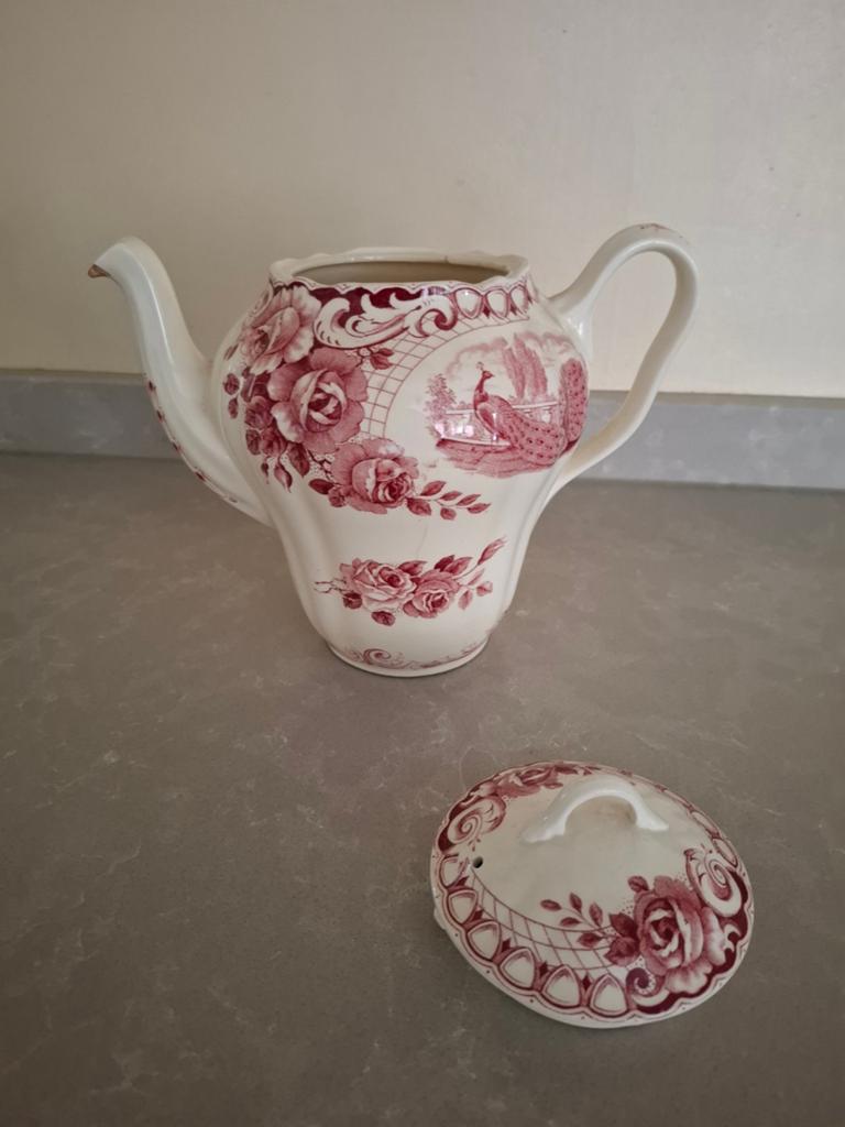 Antieke Peacock koffiepot, Ophalen of Verzenden