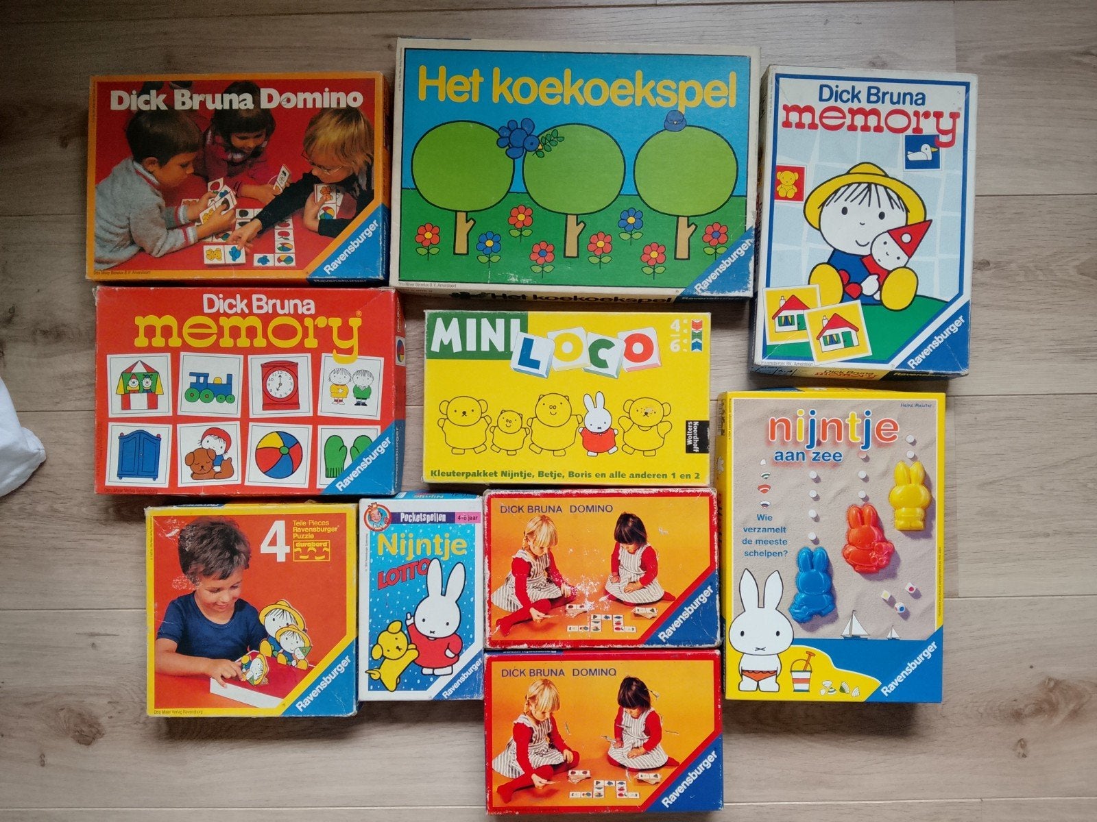 Grote collectie Dick Bruna en Nijntje spelletjes, Ophalen of Verzenden, Gebruikt, Jongen of Meisje