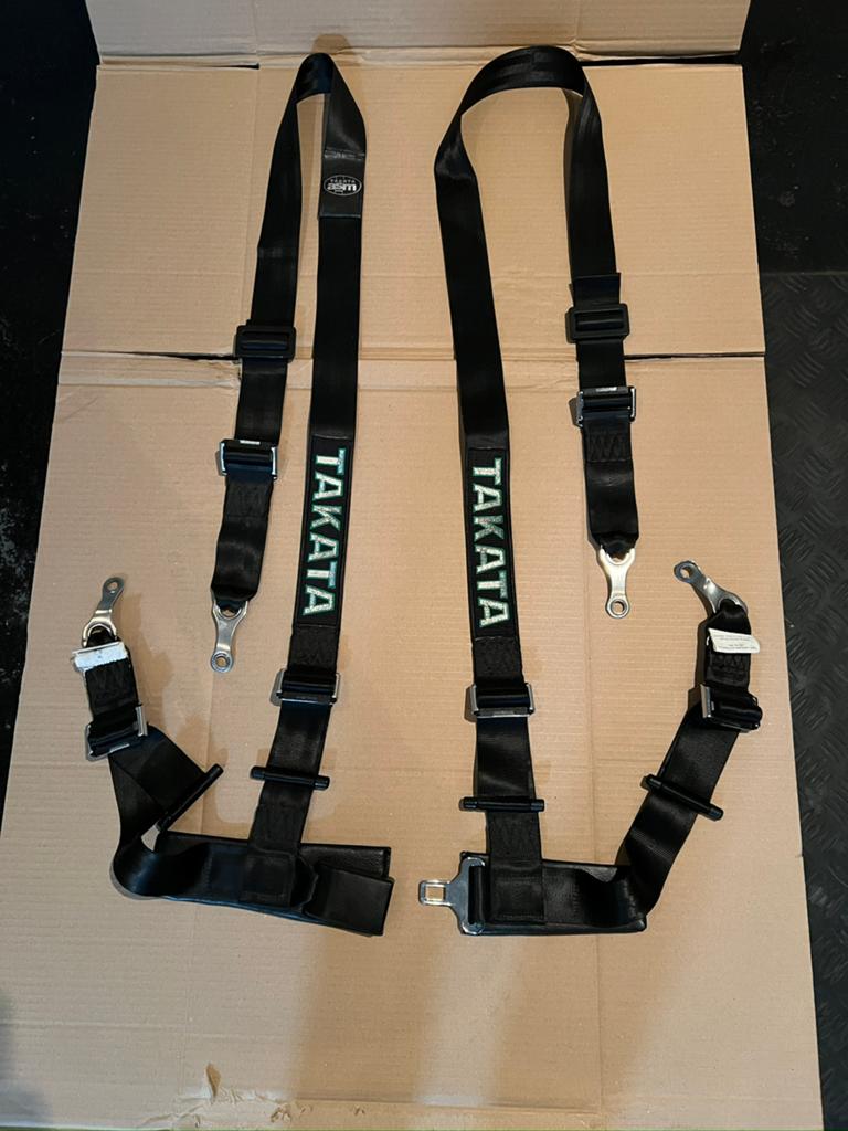Takata 4punts gordels drift set van 2 in oem doos, Ophalen, Gebruikt