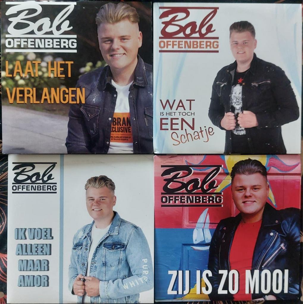 LOT 4 CD-singles van BOB OFFENBERG, Ophalen of Verzenden, Gebruikt, Nederlandstalig