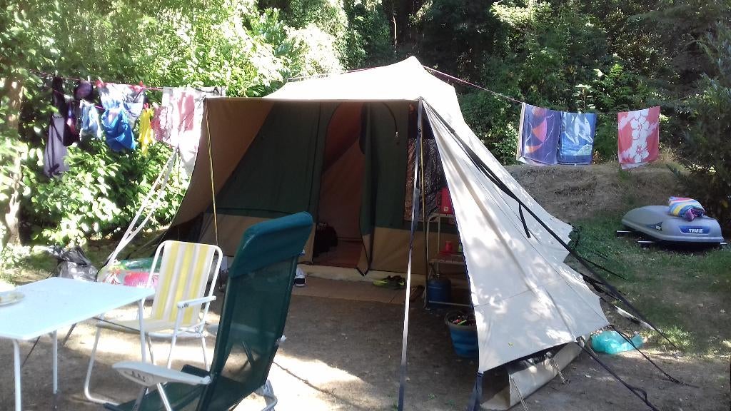 Cabanon pyramidetent degelijk en stormvast, Ophalen, Gebruikt, Tot en met 4