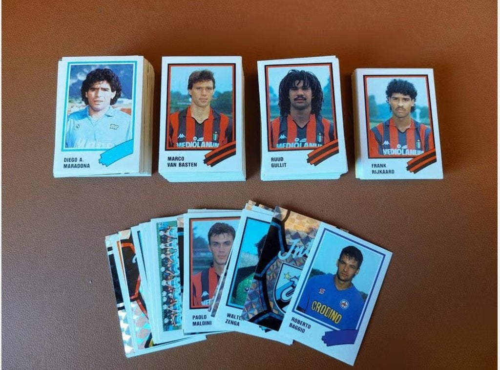 calcio flash voetbal plaatjes 1988-1989 ruim 500 stickers, Ophalen of Verzenden