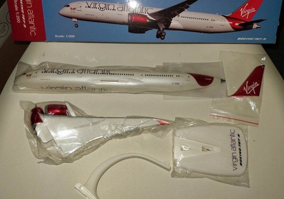 Virgin Atlantic Airways Boeing 787-9 1/200 schaalmodel NIEUW, Ophalen of Verzenden, Nieuw, Schaalmodel