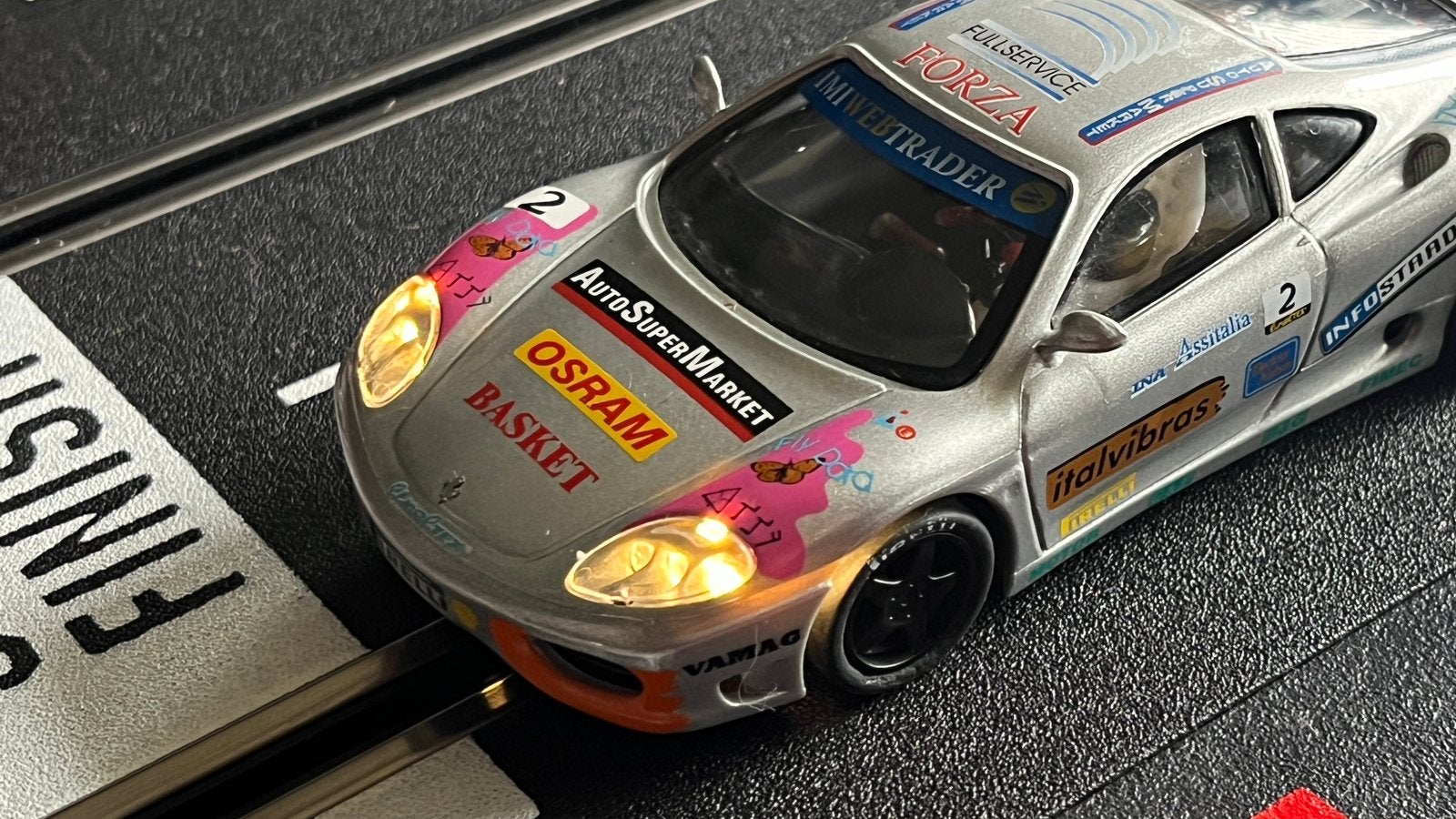 Proslot Ferrari 360 Modena PS1051 Carrera chip, Ophalen of Verzenden, Zo goed als nieuw, Elektrisch, Overige merken