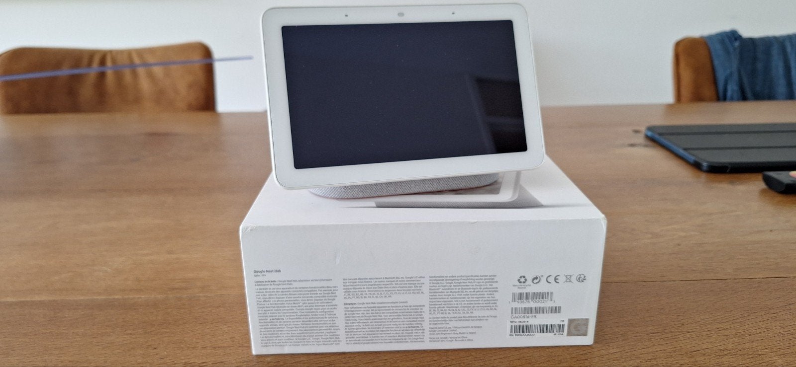 Google Nest Hub - Smart Display 1ste generatie met Google A, Google, Ophalen of Verzenden, Zo goed als nieuw, Nest Hub