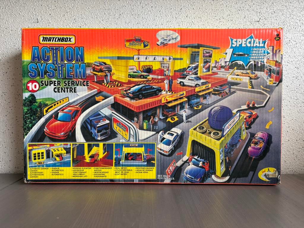 Matchbox action system super service centre #10, Ophalen of Verzenden, Zo goed als nieuw