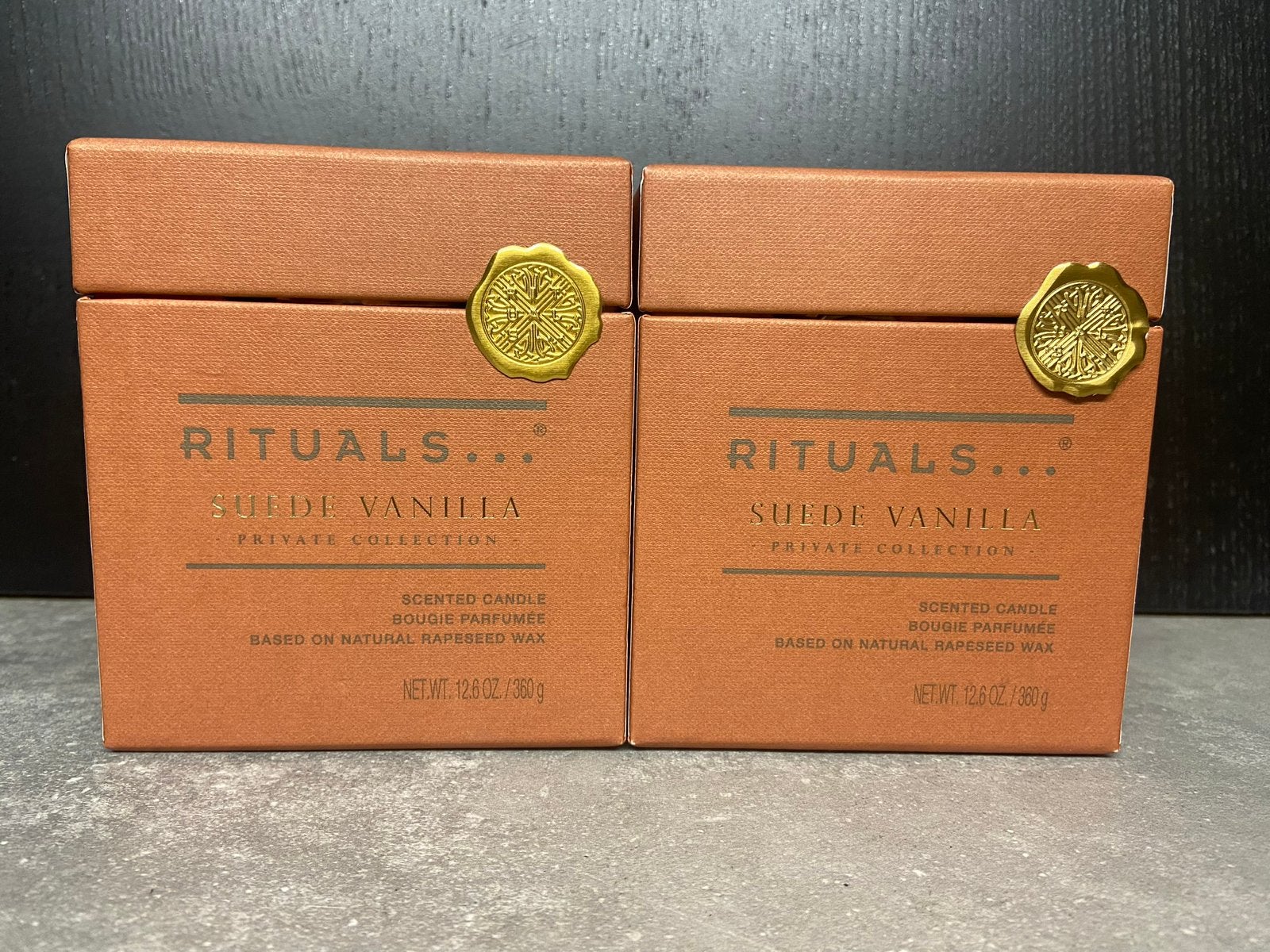 Rituals of Suede Vanilla geurkaars 360g, Ophalen of Verzenden, Nieuw, Rituals