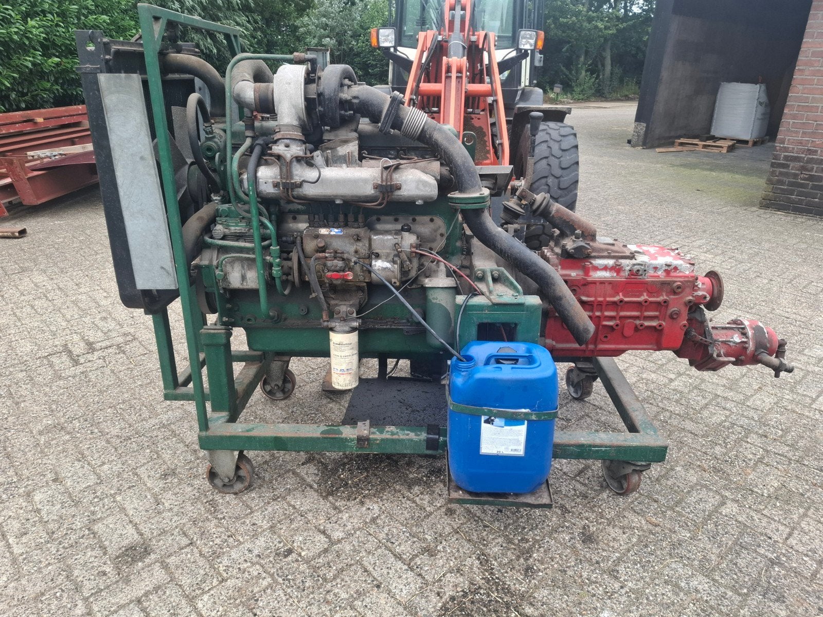 Daf motor turbo beregening, Ophalen