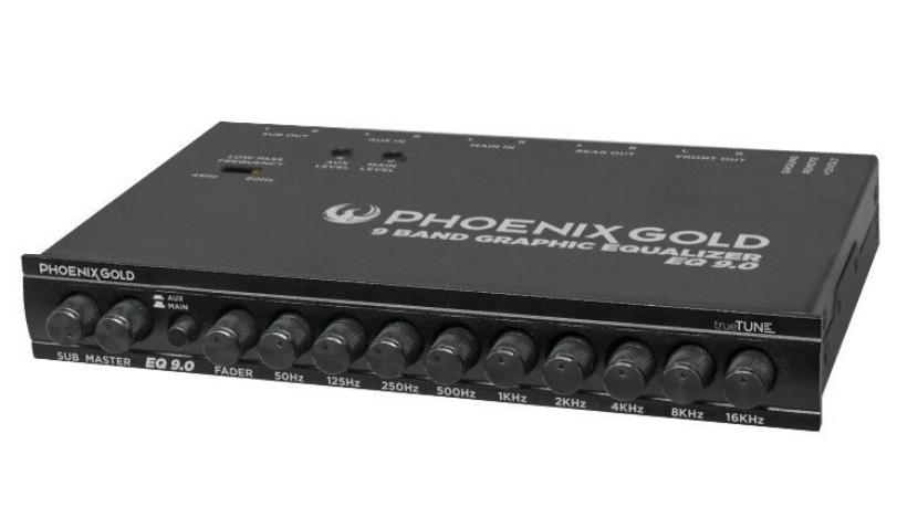 Phoenix Gold EQ9.0 9 Band Graphic Equalizer EQ, Auto diversen, Autospeakers, Nieuw, Ophalen of Verzenden