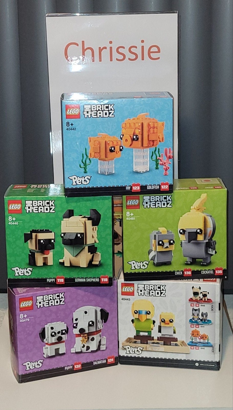 LEGO BrickHeadz Pets Collectie - 5 sets nieuw in doos, Ophalen, Nieuw