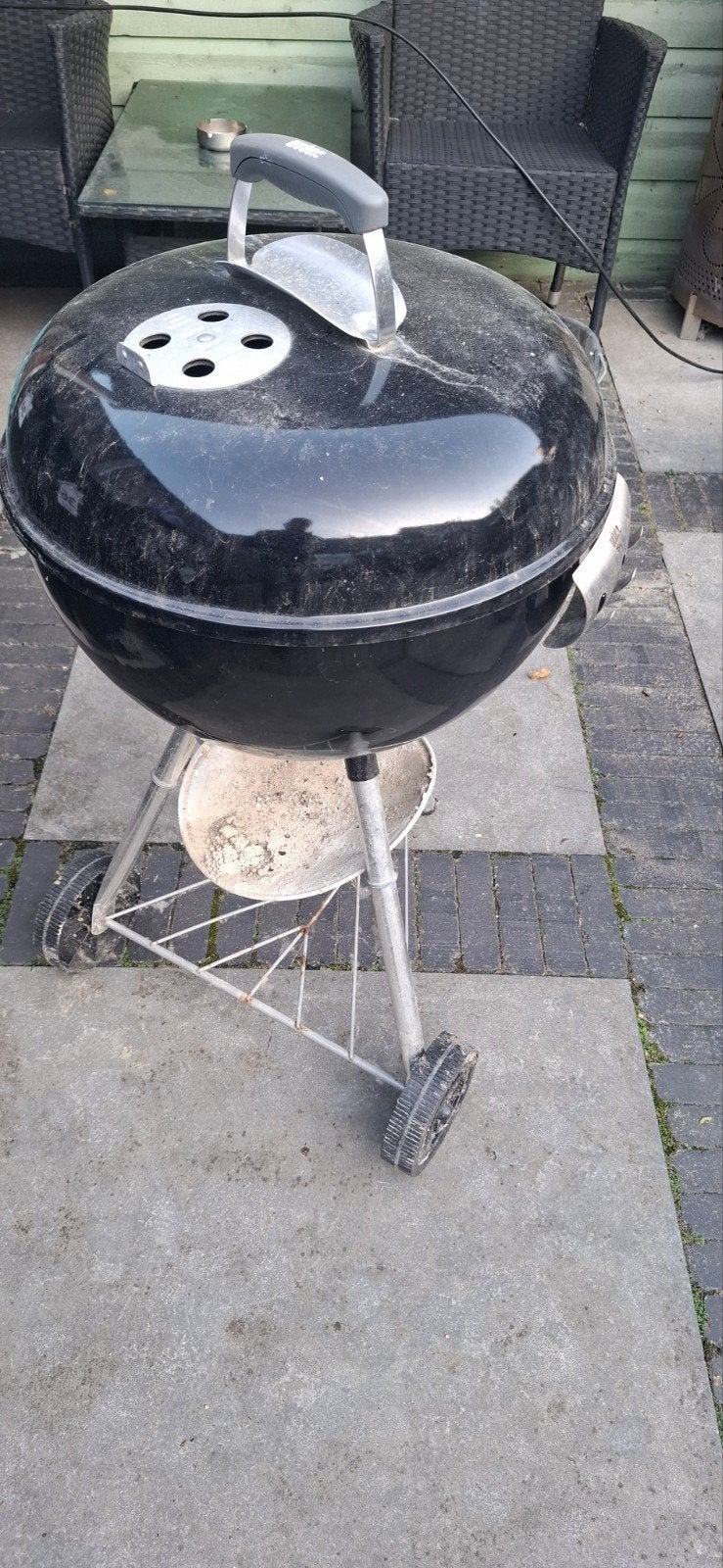 Weber Compact Kettle BBQ - Zwart, Ophalen of Verzenden, Gebruikt, Weber