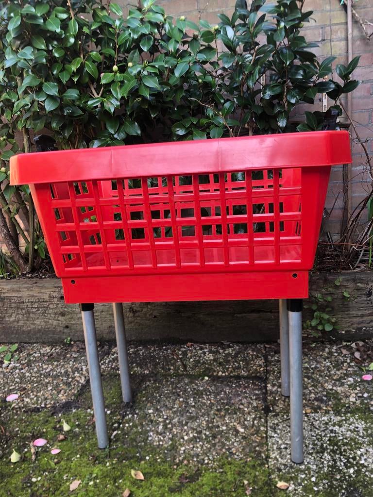 Grote opvouwbare wasmand rood GEATIS, Ophalen, Gebruikt, Minder dan 1200 toeren, Minder dan 85 cm