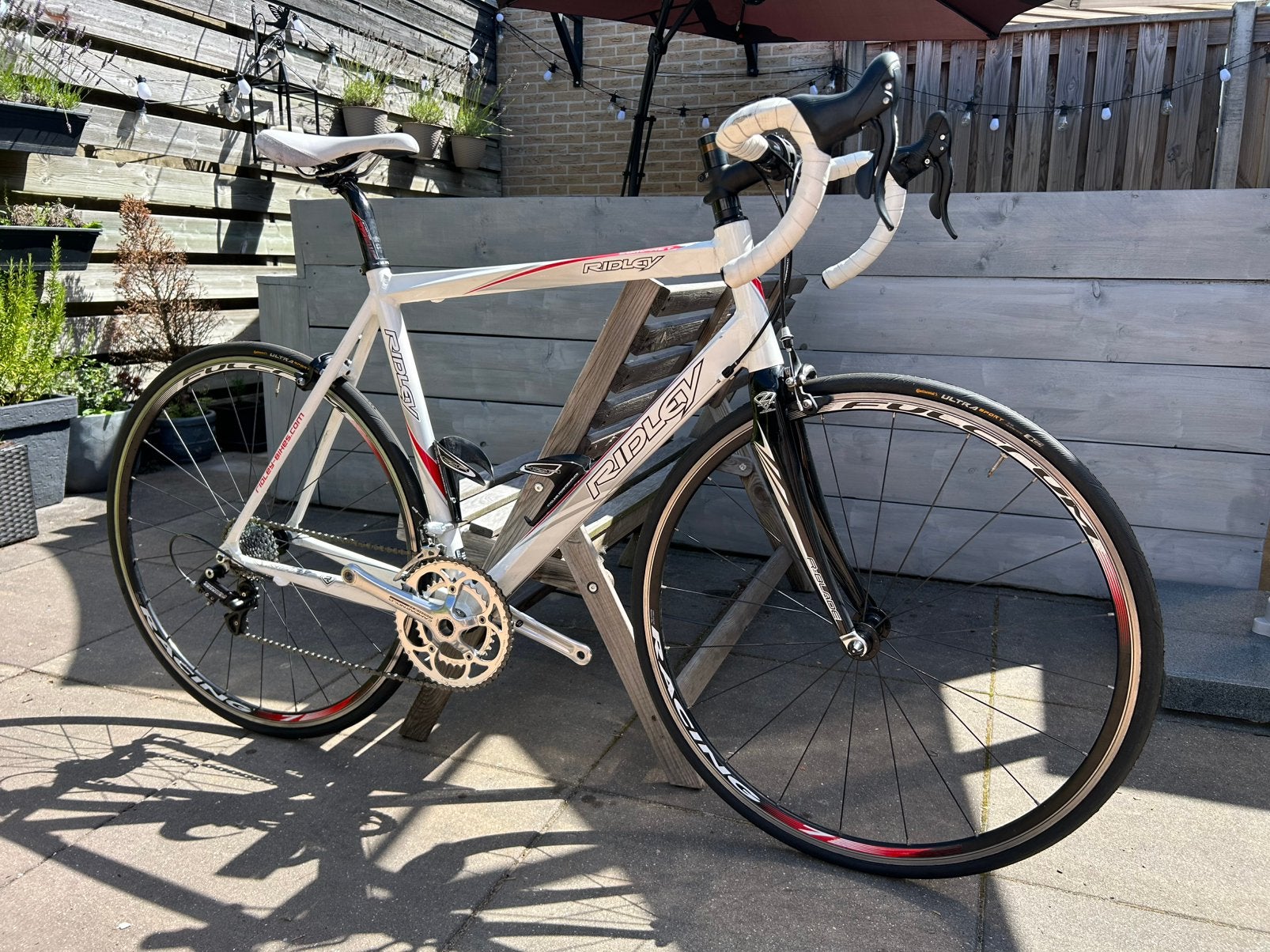 Mooie Ridley Compact (56) Campagnolo NIEUWE banden & ketting, 28 inch, Gebruikt, Velgrem, Aluminium