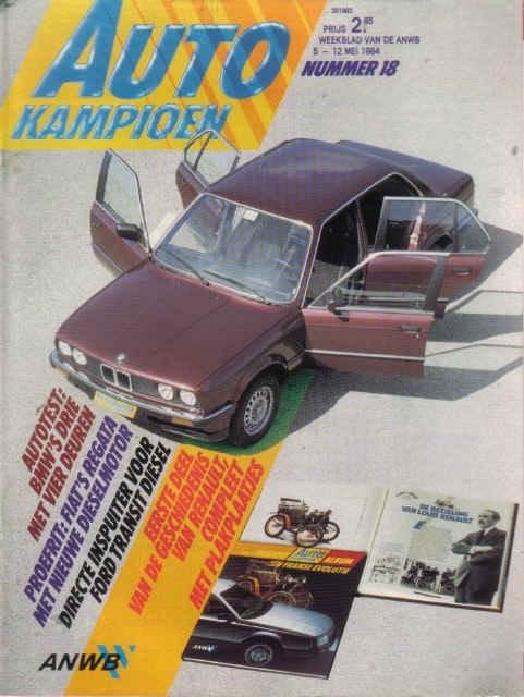 Autokampioen 18 1984 : BMW 316 - Fiat Regata - Renault, Ophalen of Verzenden, Gelezen, Algemeen