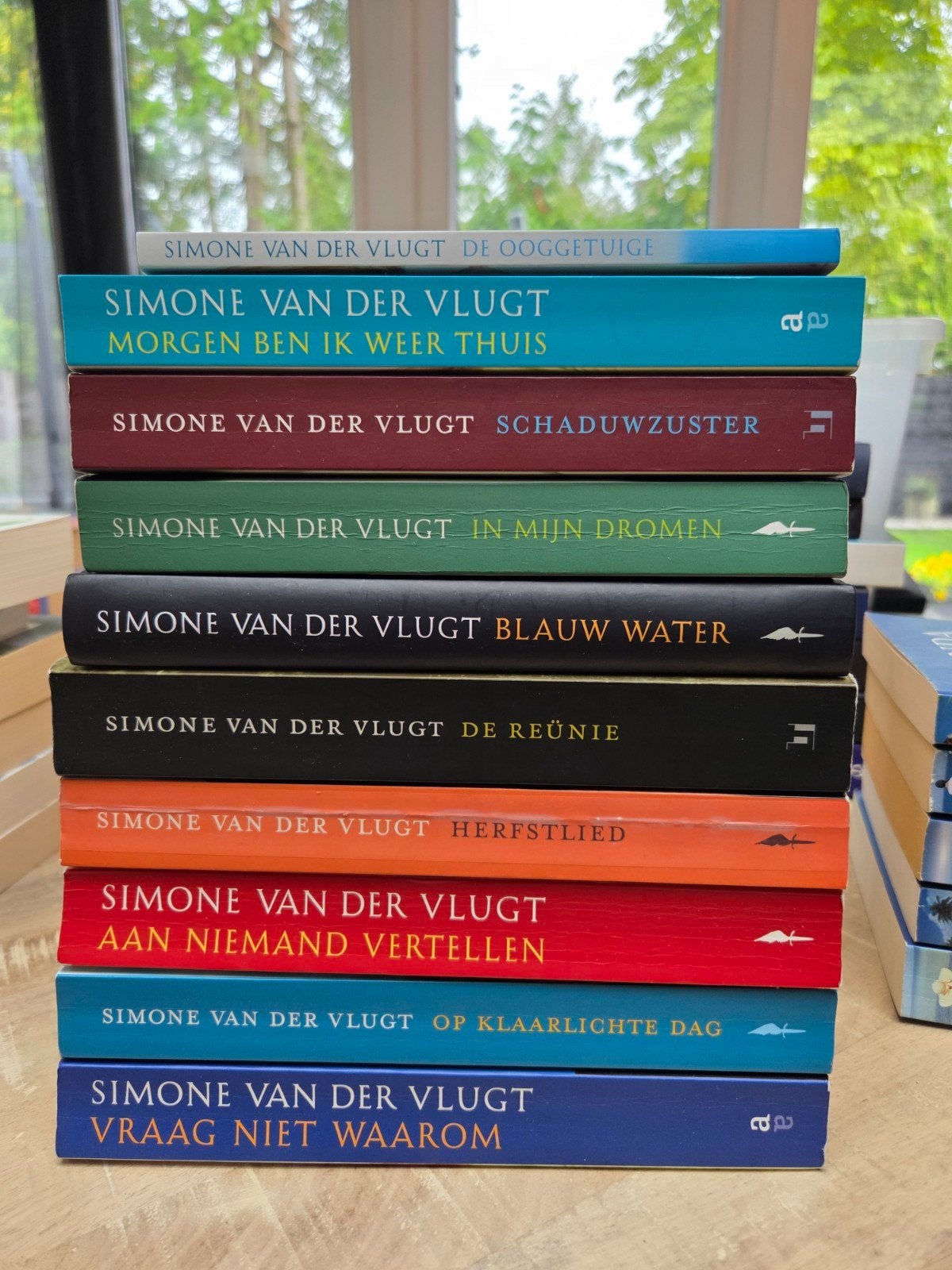 10x Simone vd Vlugt, Boeken, Ophalen of Verzenden, Gelezen, Simone van der Vlugt