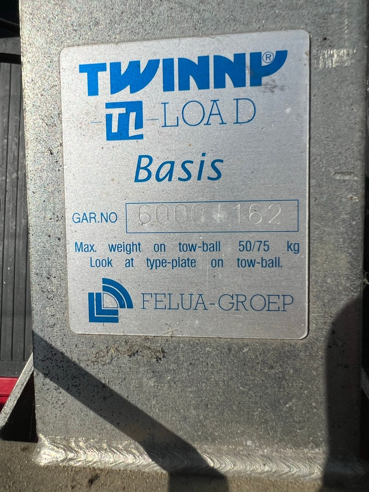 Twinny Load Basis Trekhaakdrager - Gebruikt, Ophalen of Verzenden, 2 fietsen, Gebruikt, Trekhaakdrager