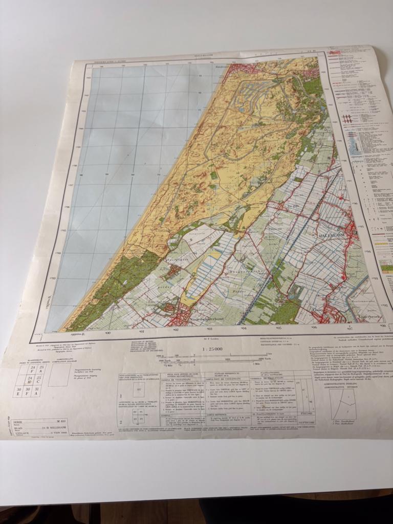 3 topografische kaarten, Ophalen of Verzenden
