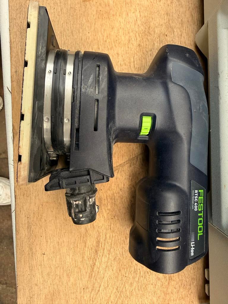 Festool RTSC 400 Li-Ion vlakschuurmachine (excl. stofzak), Doe-het-zelf en Verbouw, Gereedschap | Schuurmachines, Ophalen, Zo goed als nieuw