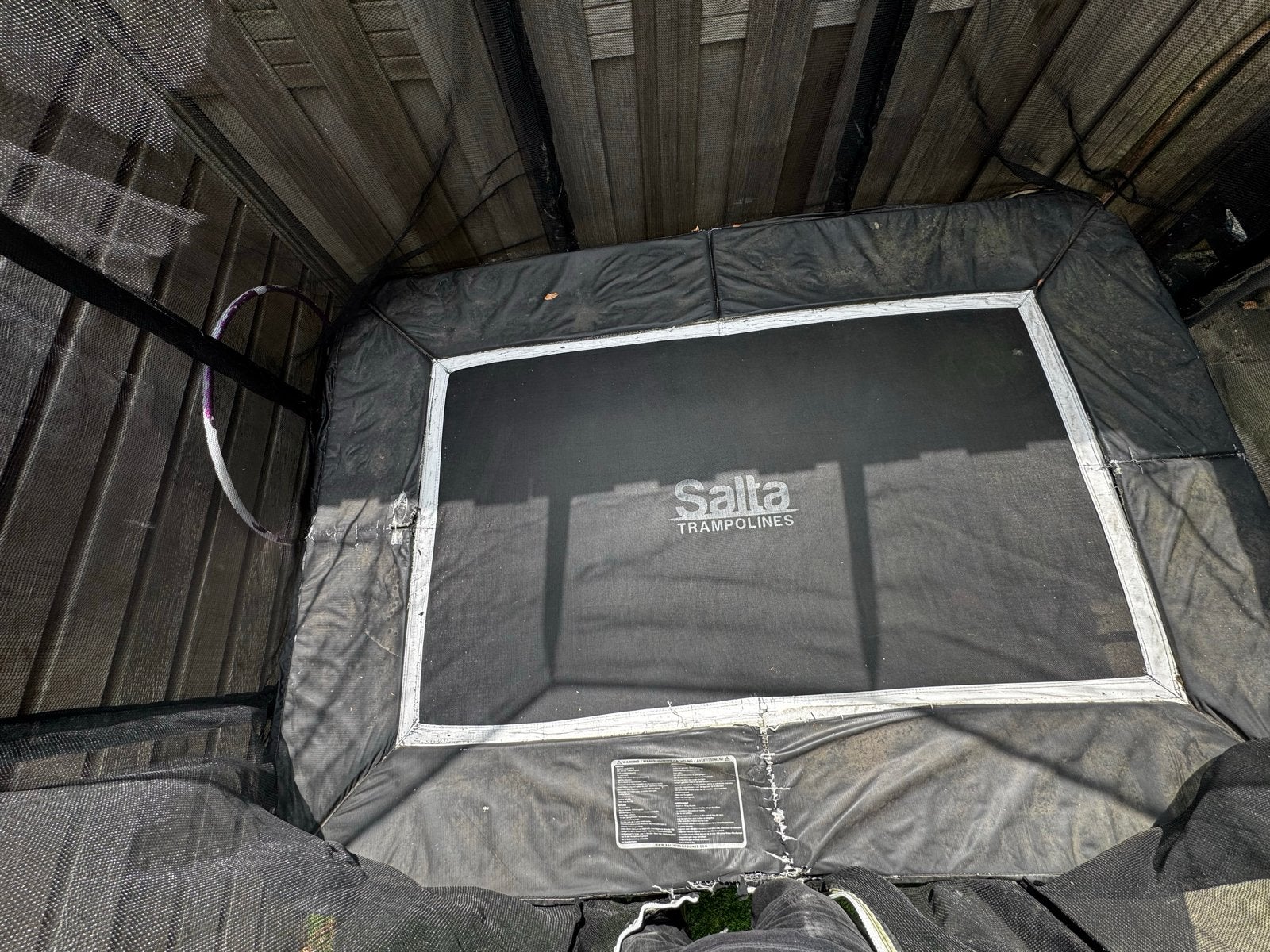 Salta Trampoline met veiligheidsnet, Kinderen en Baby's, Speelgoed | Buiten | Trampolines, Ophalen, Gebruikt