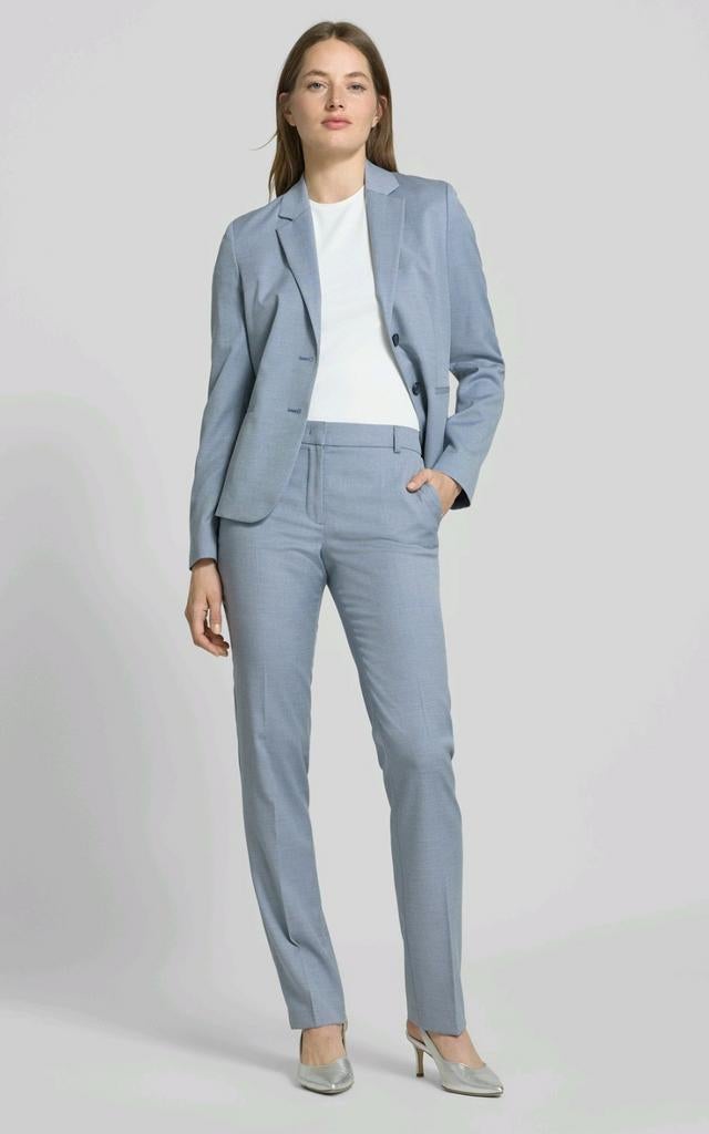 Tweedelig damespak Peek & Cloppenburg, Kleding | Dames, Ophalen of Verzenden, Gedragen, Maat 38/40 (M), Blauw