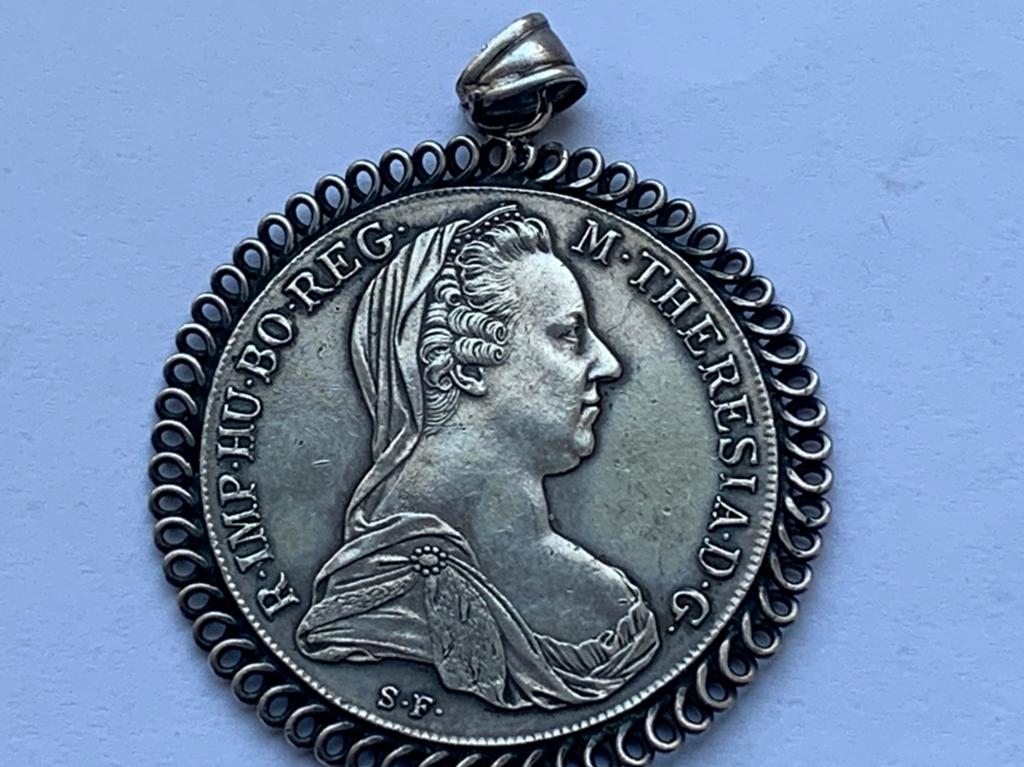 Maria theresia 1780 zilver met rand, Postzegels en Munten, Munten | Europa | Niet-Euromunten, Ophalen of Verzenden, Zilver