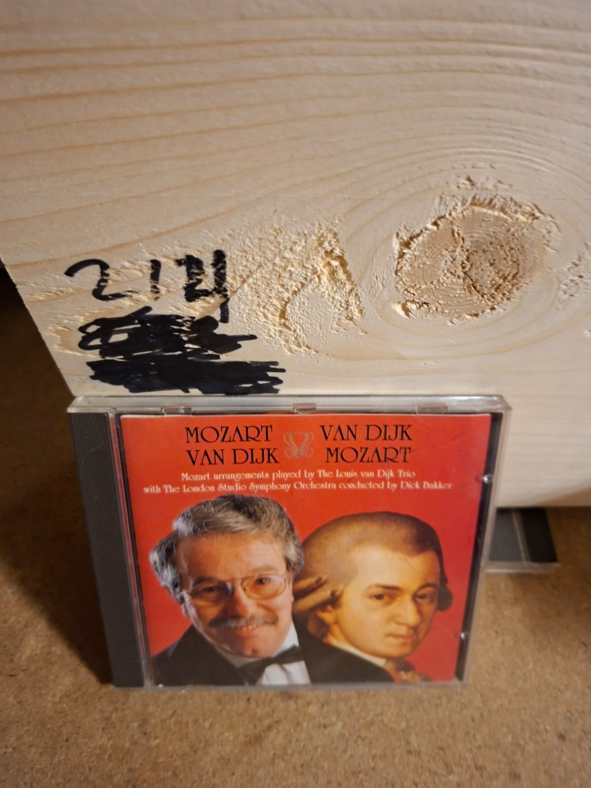 Mozart van Dijk - Klassieke CD, Gebruikt, Mozart, Ophalen of Verzenden, Classicisme