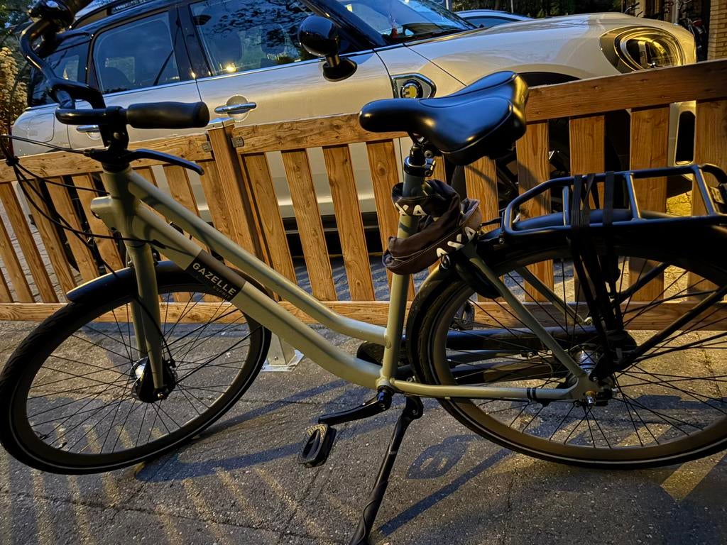 Groene gazelle esprit fiets dames, Fietsen en Brommers, Fietsen | Dames | Omafietsen, Ophalen, Gebruikt, Versnellingen