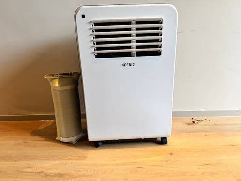 Koenic 11.500 BTU KAC115 Mobiele Airco — met slang en afstan, Ophalen, Minder dan 60 m³, 3 snelheden of meer, Zo goed als nieuw