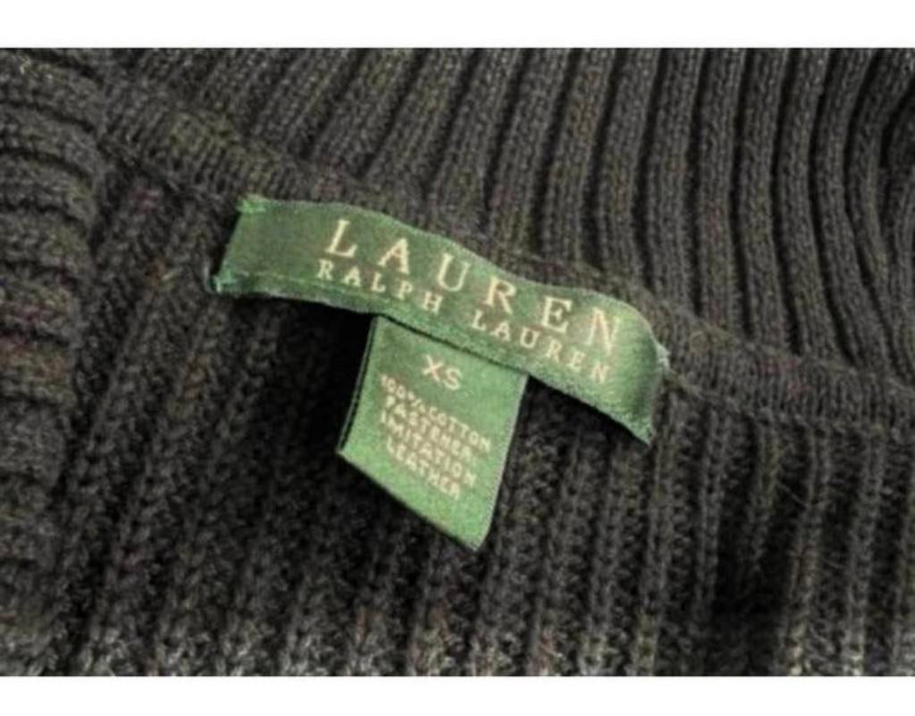 Ralph Lauren sweater vest + gesp vest zonder mouwen zwart xs, Zwart, Ophalen of Verzenden, Zo goed als nieuw, H