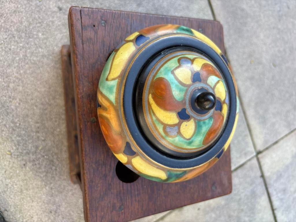 Unieke OLA Huizen Holland 78 J aardewerk pot, Antiek en Kunst, Ophalen