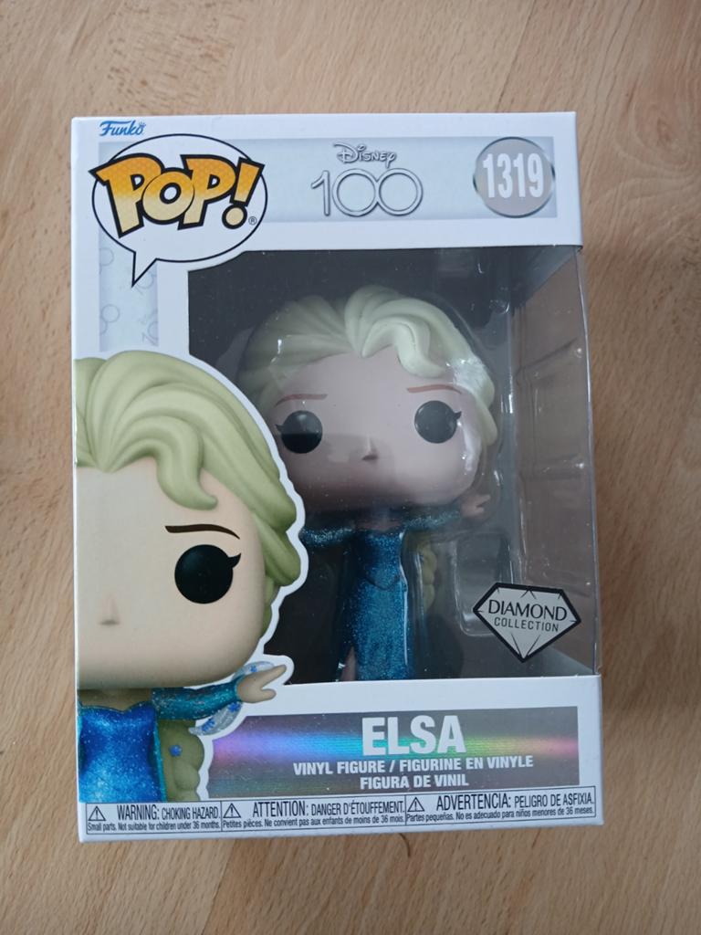 Funko Pop! Disney 100 Elsa Diamond Collection #1319, Ophalen of Verzenden, Nieuw