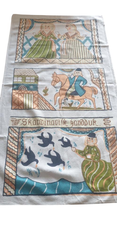 Retro Scandinavische keukendoek Sunlight jaren 60, Sunil, -, -, Zo goed als nieuw